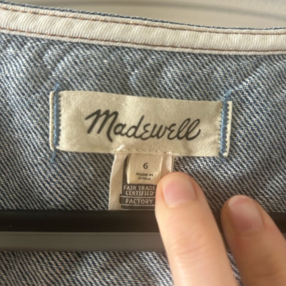 Women's Madewell Denim Vest - Picture 3 of 3